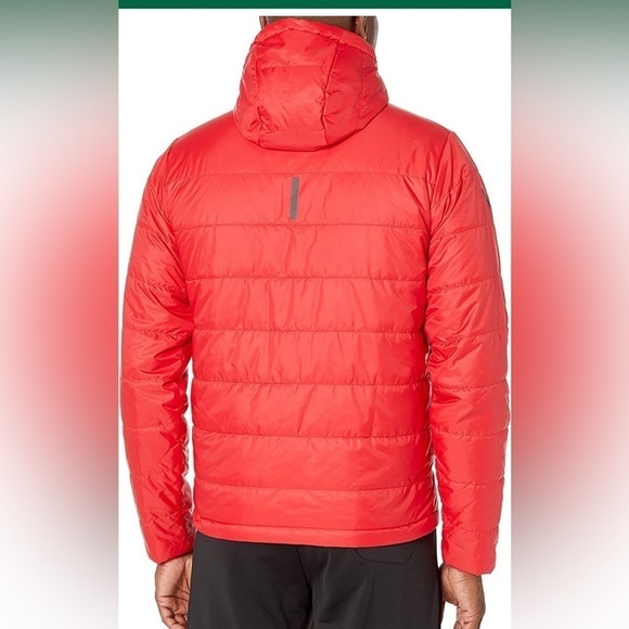 NEW Peak Velocity Insulated Hooded Lightweight Athletic Fit Jacket Red 3XL NWT - Picture 2 of 11